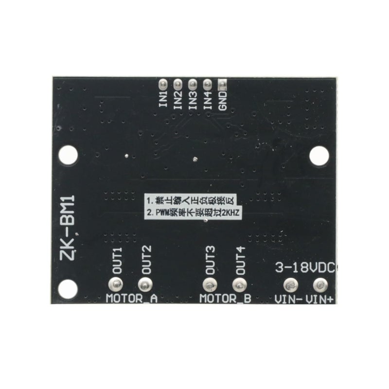 GODIYMODULES DC Motor Driver, DC 3V-18V 10A Dual H Bridge Motor Speed Controller PWM Motor Regulator Board Control Module Industrial - Image 2